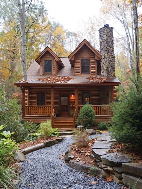 Rustic Cabins, Cabin Rustic, Log Cabin Rustic, Cabins And Cottages, Log Cabins, Rustic Cabin, Future Life, Diy Outdoor, Log Cabin