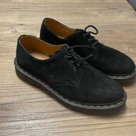 Dr. Martens 1461 Suede Oxford Shoes Dr Martin 1461, Suede Oxfords, Doc Marten Oxford, Dr Martens Shoes, Martens Shoes, Doc Martens, Suede Shoes, Shoes Black, Shoe Shop