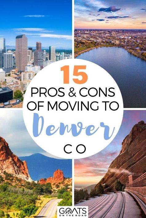 Wondering what are the 15 Pros and Cons of Moving To Denver, Colorado? In this guide, we will show you everything you need to know about the cost of living, amazing restaurants, affordable accommodation pricing, pros & cons, and more! Read this article to learn more! | #entrepreneur #denver #digitalnomads Move To Colorado, Pros And Cons Of Moving Out Of State, Moving To Denver Colorado, Denver Colorado Apartments, Denver Living, Living In Denver Colorado, Moving Ideas, Amazing Restaurants, Moving To Denver