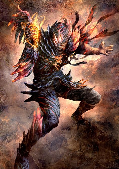 Soul Sacrifice - Black Rites, Infernus Arata Tokyo Ghoul, Sacrifice Art, Soul Sacrifice, Concept Art Gallery, Adventure Inspiration, Cool Monsters, Game Concept Art, Picture Logo, Monster Design