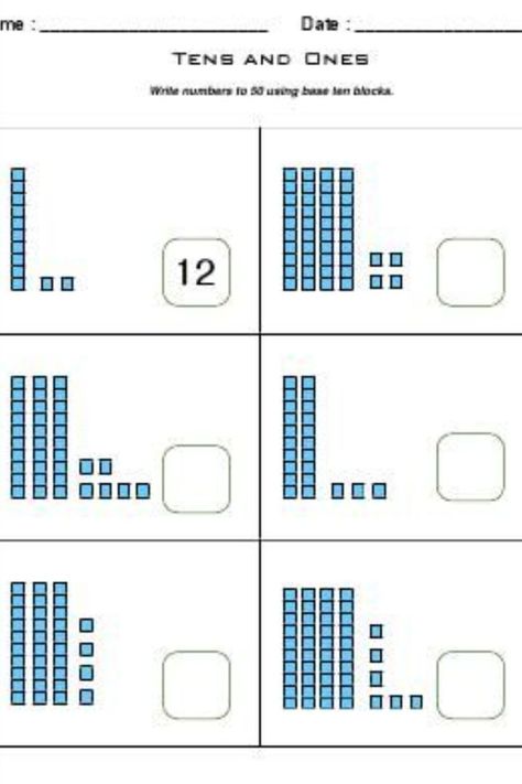 Are you looking for free Base Ten Blocks for free? We are providing free Base Ten Blocks for free to support parenting in this pand Math Shapesmic! #BaseTenBlocks #TenBlocksBase #Base #Ten #Blocks #Worksheets #WorksheetSchools Base 10 Blocks, Base Ten Blocks, Alphabet Worksheets Kindergarten, Base Ten, Tens And Ones, Math Homework, Base 10, Alphabet Worksheets, Kindergarten Worksheets