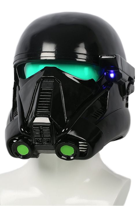 Amazon.com: Rogue Troopers Cosplay Helmet Deluxe Black Soft Resin Mask with LEDs Xcoser: Clothing Sith Acolyte, Commander Wolffe, Vr Troopers, Clone Trooper Helmet, Star Wars Helmet, Halloween Costume Props, Stormtrooper Helmet, Cosplay Helmet, Black Armor