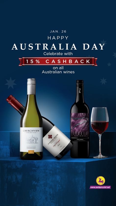 Australian Alcoholic Drinks, Drink Responsibly, Alcohol Facts, Happy Australia Day, Australian Wine, Dubai Life, Australia Day, Wine Design, Liquor Store