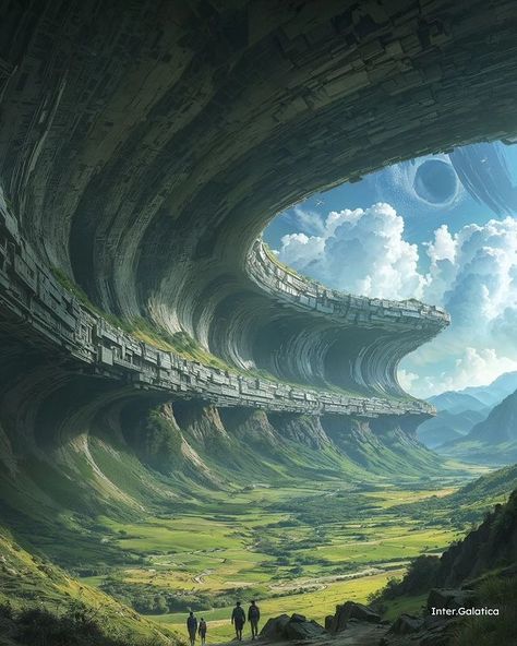 Fred Roma (@inter.galatica) • Photos et vidéos Instagram Alien Nature Concept Art, Alien Structure, Alien Planets, Life Finds A Way, City Environment, Futuristic Cities, Dreamscape Architecture, Nature And Technology, Earth World