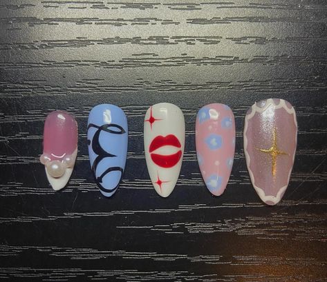 priscilla presley theme nails 🩵🎀 #nails #nailinspo #nailtech #elvis #priscillapresley Elvis Presley Nails, Priscilla Presley Nails, Elvis Nails, Priscilla Nails, Theme Nails, Priscilla Presley, Nails Nails, Nail Tech, Elvis Presley