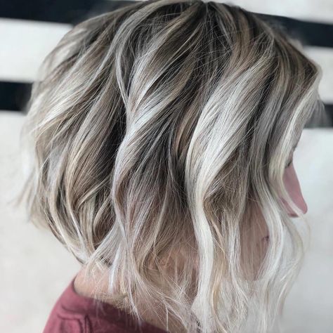 Brown Hair With White Highlights, Hair With White Highlights, White Hair With Lowlights, White Hair Highlights, Natural White Hair, Best Short Haircuts For Women, Medium Length Brown Hair, Hair Lights, White Blonde Highlights