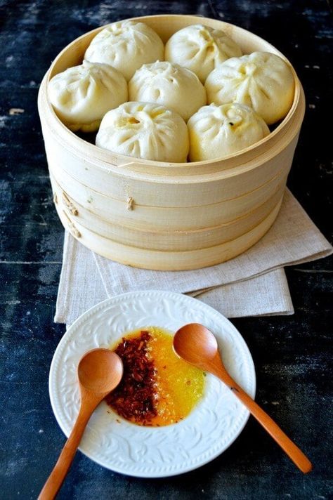 Tofu Bao Buns, Tofu Bao, Pork Bao, Carrot Chicken, Bao Zi, Ginger Tofu, Steamed Pork Buns, Pork Bun, Chicken Buns