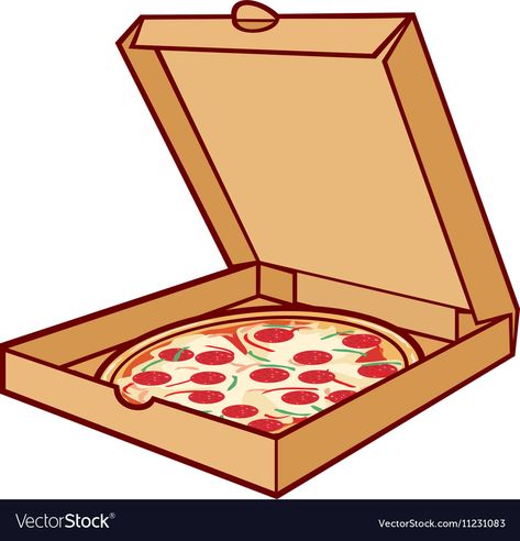 Pizza Box Drawing, Pizza Drawing, Kids Food Crafts, Pizza Logo, Pizza Art, Pizza Design, Box Icon, Pizza Boxes, Pizza Box