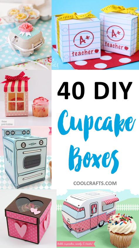 After you have made your tasty cupcakes, it is time to package them to add that extra touch. Here are 40 DIY cupcake box ideas to help you package your cupcakes. Cupcake Box Ideas, Diy Cupcake Boxes, Diy Cupcake Box, Tasty Cupcakes, Cupcake Packaging, Diy Cupcake, Diy Cupcakes, Closet Organization Diy, Cupcake Boxes