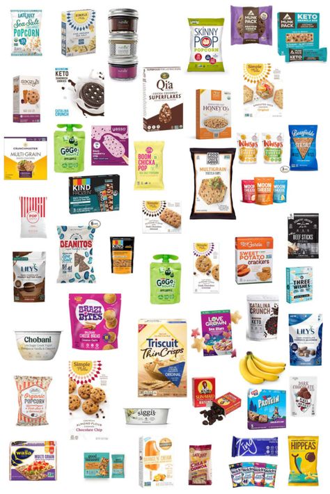 Snacks For Diabetics, Store Bought Snack, Food And Snacks, Snacks List, Healthy Recipes For Diabetics, Packaged Snacks, On The Go Snacks, Grain Foods, Free Snacks