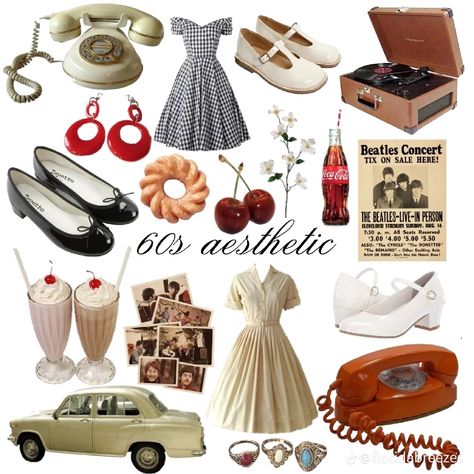 American Vintage Aesthetic Outfits, 60s Americana Aesthetic, Retro Americana Fashion, 50s Americana Aesthetic, 60s Style Aesthetic, 60s Vibes Aesthetic, 1960's Outfits, 1950s Aesthetic Fashion, Old Americana Aesthetic