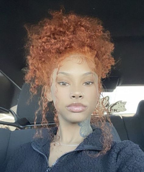 mils on Twitter: "tell me kehlani wouldn’t look so good ginger??? like these types of colours… " Jjorddiee Instagram, Oc Hair, Cheveux Oranges, Dyed Curly Hair, Red Curly Hair, Ginger Hair Color, Colored Curly Hair, Potter Art, Dyed Natural Hair