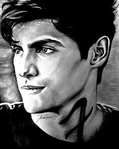 Shadowhunters Fanart, Malec Shadowhunters, Shadowhunters Series, Shadowhunters Malec, Matthew Daddario, Alec Lightwood, Adult Colouring Pages, City Of Bones, Fantasy Male