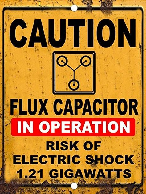 Back To The Future Party, Flux Capacitor, Ancient Technology, Vintage Tin Signs, Electric Shock, Vintage Iron, Metal Tins, Vintage Metal Signs, Back To The Future