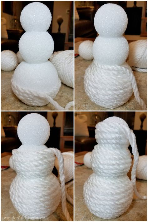 Cone Candles, Diy Christmas Snowman, Snowman Diy, Exterior Kitchen, Snowman Crafts Diy, Houses Christmas, Snowman Christmas Decorations, Handmade Christmas Crafts, Christmas Crafts To Make