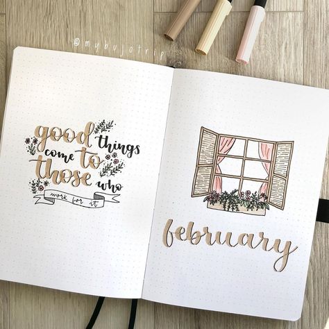 BuJo Lili on Instagram: “My february cover and quote page, thanks for the love for my february theme, can’t wait to show more of it for you guys💖 • • • • • • •…” February Aesthetic, April Bullet Journal, Quote Page, March Bullet Journal, February Bullet Journal, Aesthetic Journal Ideas, How To Bullet Journal, Bullet Journal Quotes, Bullet Journal Cover Page