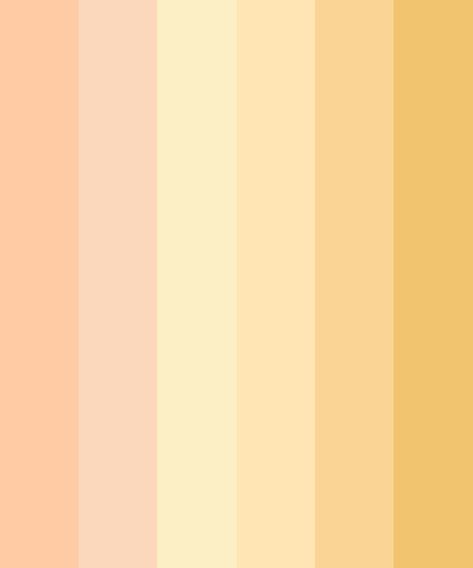 Peach Pastel Color Palette Peach Colored Rooms, Peach Color Palette, Peach Color Palettes, Orange Palette, Yellow Palette, Pastel Color Schemes, Yellow Colour Scheme, Color Palette Yellow, Colors Palette