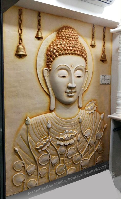 Buddha Painting On Wall, Buddha Wall Decor, Buddha Home Decor, Mural Art Design, Buddha Art Drawing, Buddha Artwork, Buddha Decor, Logo Game, Buddha Art Painting