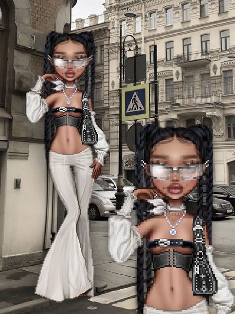 ⋆ ˚｡⋆୨୧˚ Everskies Black Outfit, Everskies Black, Bratz Outfits, Character Chart, Everskies Fits, Fashion Gal, Cartoon Outfits, Y2k Outfits, Virtual Fashion