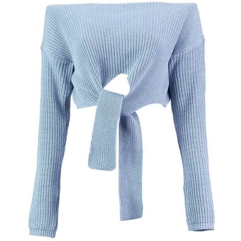 Boohoo Rosie Tie Front Crop Jumper ($12) ❤ liked on Polyvore featuring tops, sweaters, crop top, cropped turtleneck sweater, chunky sweater, knit sweater, sequin crop tops and cropped wrap sweater Knit Skirt Pattern Free, 2017 Fall Outfits, Fall Outfits 2017, Knit Skirt Pattern, Blue Turtleneck Sweater, White Cropped Sweater, Stylish Street Style, Cropped Turtleneck Sweater, Chunky Turtleneck