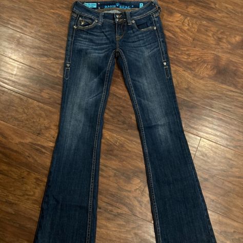 Flap Pocket Bootcut Low Rise. 26x34 Dark Denim. A Buckle Brand And Sold Jeans Bootcut Low Rise Jeans, Midrise Bootcut Jeans Outfit, Low Rise Jeans Flare, Low Waisted Jeans Y2k, 2000 Jeans, Thrifting Manifestation, Dark Bootcut Jeans, Thrift Manifest, Aesthetic Ropa