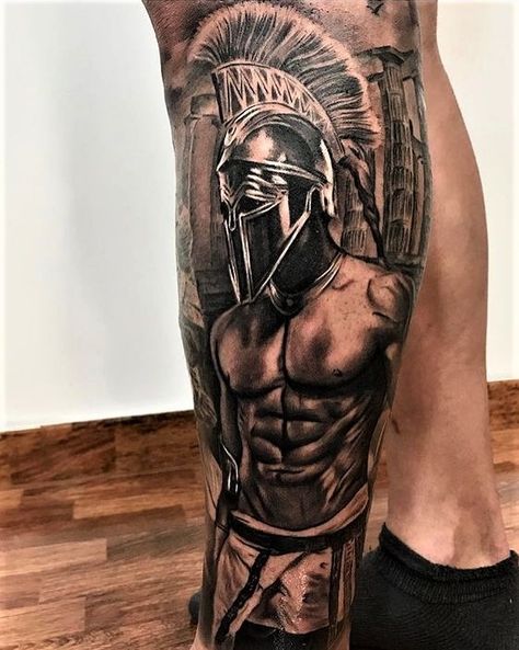 Sparta Tattoo, T Tattoo, Warrior Tattoo Sleeve, Roman Tattoo, Gladiator Tattoo, Spartan Tattoo, Knight Tattoo, Military Tattoos, God Tattoos