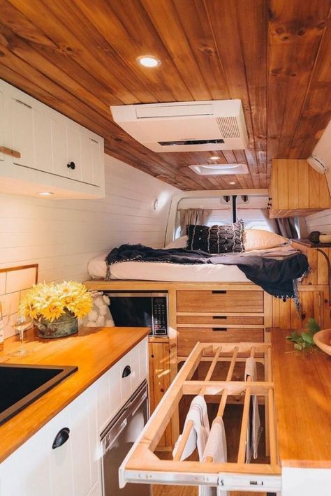 Caravan Conversion, Scamp Trailer, Motorhome Interior, Kombi Home, Van Conversion Interior, Rv Makeover, Sprinter Camper, Campervan Life, Build A Camper Van