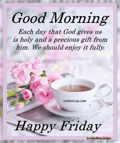 Friday Blessings Gif, Blessings Gif, Happy Friday Gif, Friday Gif, Very Good Morning Images, Friday Messages, Good Morning Happy Friday, Good Morning Friday, Friday Blessings