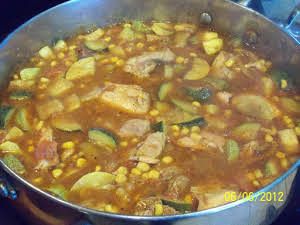 Print Calabaza con Pollo (Squash with Chicken) | Just A Pinch Chicken Boil, Calabaza Recipe, Calabacitas Recipe, Pollo Recipe, Authentic Mexican Recipes, Well Cover, Mexican Soup, Mexican Cooking, Just A Pinch