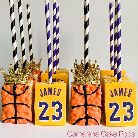 Lebron James Party Ideas, Lebron Themed Birthday, Kobe Birthday Theme, Laker Birthday Party Ideas, Lakers Theme Birthday Party, Lakers Theme Party, Lakers Themed Birthday Party, Laker Party Decorations, Lakers Baby Shower Theme