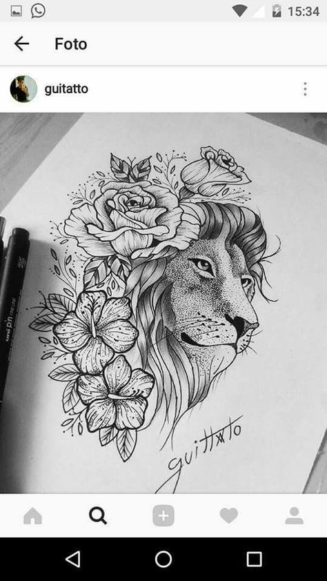 TOP 10 BADASS TATTOOS FÜR MÄDCHEN 2019 #tattoo #tattoos #besttattoos Lion Mandala, Lioness Tattoo, Epic Tattoo, Leo Tattoos, Lion Tattoo Design, Cat Tattoos, Inspiration Tattoos, Tiny Tattoo, Diy Tattoo