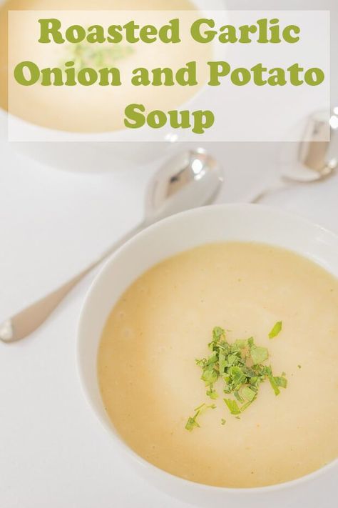 Onion Potato Soup, Classic Potato Soup Recipe, Classic Potato Soup, Soup Maker Recipes, Turkey Broth, Garlic Soup, Soup Maker, Turkey Soup, Potato Soup Recipe