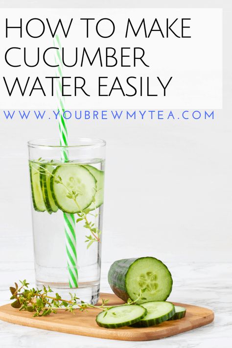 Cucumber Water Recipe, Cucumber Water Benefits, Cucumber Infused Water, Water Cucumber, Cucumber Canning, Cucumber Water, Vinegar Uses, Water Benefits, Infused Water Recipes