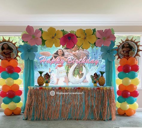 Moana Backdrop, Disney Moana Birthday Party, Moana Birthday Party Theme, Moana Theme, Moana Birthday Party, Moana Party, Dessert Table Decor, Moana Birthday, Disney Moana