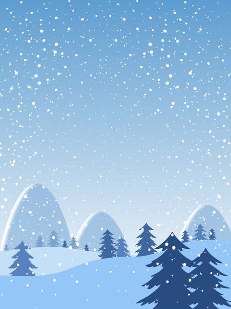 Woods Background, Winter Backgrounds, Snow Illustration, Snow Vector, Penguin Art, Winter Illustration, Forest Background, Birthday Party For Teens, Lovely Flowers Wallpaper