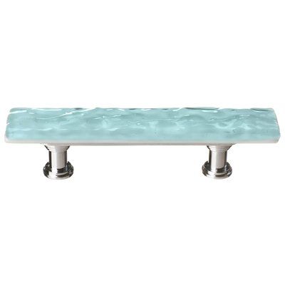 Chrome Cabinet Hardware, Glass Drawer Pulls, European Cabinets, Acrylic Cabinets, Kitchen Pulls, Contemporary Bar, Contemporary Cabinets, North Carolina Homes, Aqua Glass