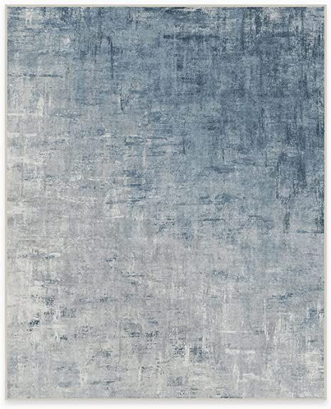 RuggLDETH Carpet Wave Pattern Gradient Texture Rugs and Carpets for Home Living Room Round Rug for Children Rooms Non-Slip Carpet (Color : A, Size : Diameter 122CM)able - Impasto Slate Blue - Machine Washable Area Rug - Pet & Child Friendly - Stain & Water Resistant - Non-Slip - 8' x 10'H 17th Century Paintings, Area Rug For Living Room, Rug Texture, Child Friendly, Modern Area Rug, Rug For Living Room, Carpet Colors, Persian Area Rugs, Washable Rug