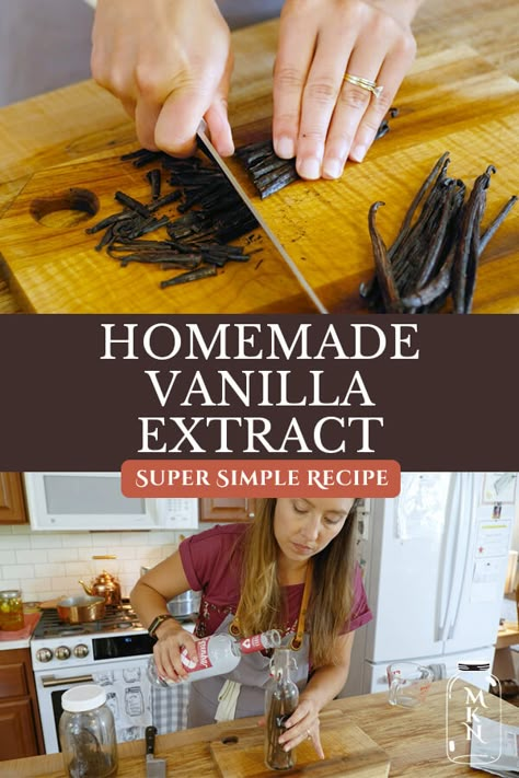 Learn to make homemade vanilla extract with vodka or rum. I have two methods of making vanilla extract, both are extremely simple and take less than five minutes. Then learn how long until your extract is ready, how to store it, and the best recipes! Double Chocolate Zucchini Muffins, Make Vanilla Extract, Vanilla Extract Recipe, Madagascar Vanilla Beans, Homemade Vanilla Extract, Vanilla Recipes, Vanilla Beans, Flavored Vodka, Chocolate Zucchini