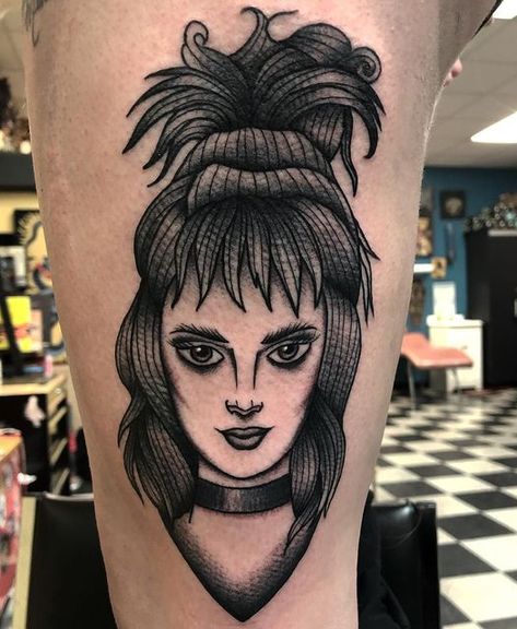 Coree Hunt on Instagram: "My take on #lydiadeetz BOY thanks @skylarw_ 🥴 #whipshaded" Lydia Deetz Tattoo, Beetlejuice Tattoo, Lydia Beetlejuice, Skin Paint, Lydia Deetz, Beetlejuice, Leg Tattoos, Tattoos And Piercings, I Tattoo