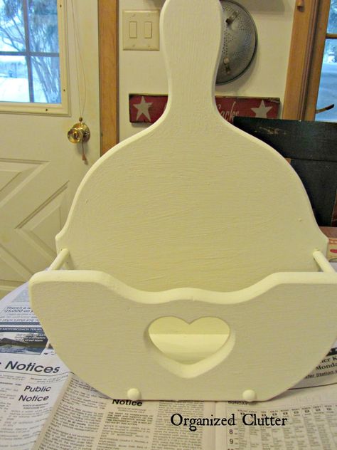 Organized Clutter: Farmhouse Industrial Plate Holder Upcycle Wooden Paper Plate Holder, Paper Plate Holder Ideas, Diy Paper Plate Holder, Upcycle Paper, Organized Clutter, Paper Plate Holders, Wood Plates, Plate Holders, House Dining Room