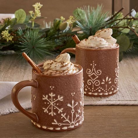 Mug Noel, Gingerbread Christmas Decor, Christmas Inspo, Noel Christmas, Merry Little Christmas, Christmas Mood, Stoneware Mugs, Christmas Aesthetic, Cozy Christmas