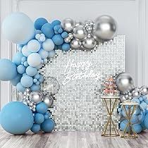 Silver Shimmer Wall Backdrop, Silver Shimmer Wall, Shimmer Backdrop, Backdrop Panels, Shimmer Wall Backdrop, Happy Balloons, Sequin Wall, Bachelorette Party Supplies, Sequin Backdrop