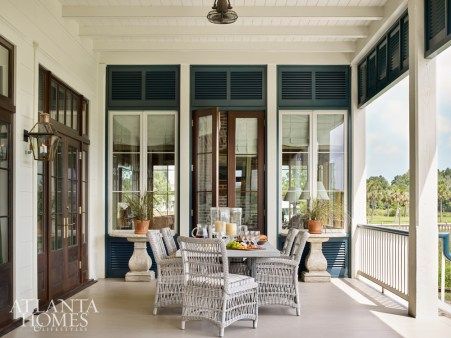 180622_146-1 Porch Dining Ideas, Porch Dining, Atlanta Homes And Lifestyles, Historical Concepts, Outdoor Gathering Space, Louisiana Homes, Dining Ideas, Historic Renovation, The Bayou