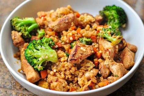 Hearts Of Palm Rice, Steak And Shrimp, Hearts Of Palm, Paleo Meals, Chicken Fried Rice, Chicken Fried, Orange County California, Skinny Taste Recipes, Personal Chef