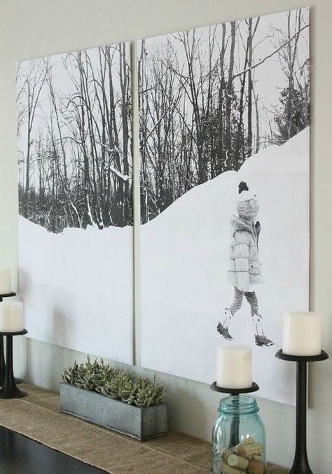 Turn a picture into large-scale art - That cool vacation pic? Transform it into gallery-worthy art decor for your wall in just a few shorts steps. Diy Wand, Photo Wall Decor, Engineer Prints, Metal Tree Wall Art, Foto Tips, Large Wall Decor, Photo Wall Art, New Wall, Diy Wall Art