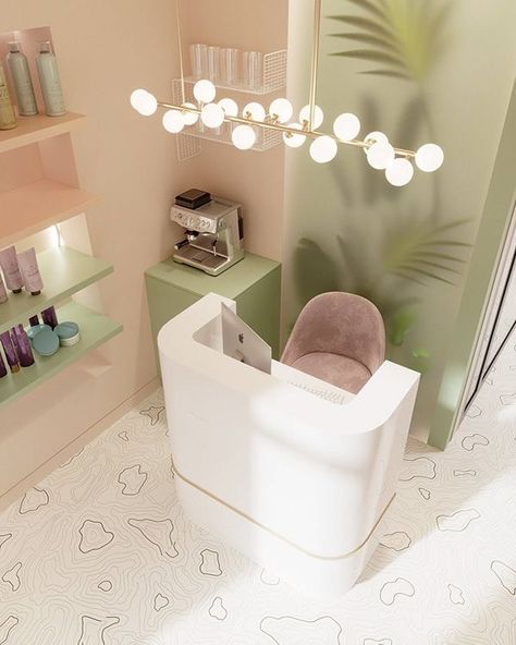 Small Spa Interior Design, Nail Salon Interior, Dental Office Design Interiors, Esthetician Room Decor, Spa Room Decor, Spa Interior Design, Salon Suites Decor, Nail Salon Decor, Nail Salon Design