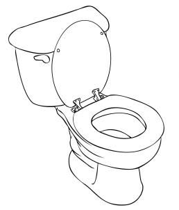 how to draw a toilet step 6 Toilet Drawing Sketch, Toilet Sketch, Toilet Drawing, Toilet Cartoon, Potty Training Girls, Girl Bathrooms, Toilet Art, Isometric Drawing, Locker Decorations