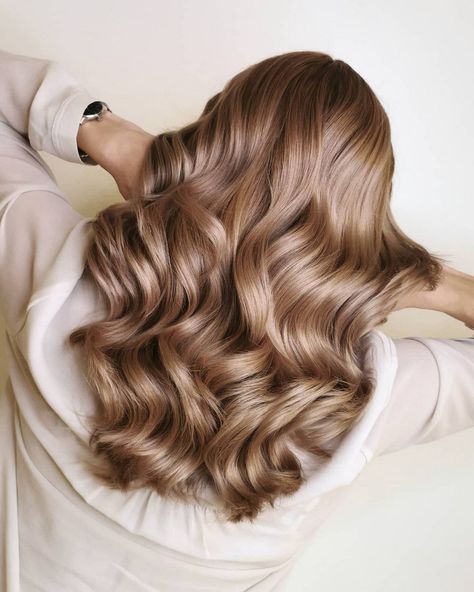 Medium Champagne Hair Color, Toffee Hair Color, Champagne Hair Color, October Hair, Cream Blonde Hair, Caramel Blonde Hair Color, Caramel Brown Hair Color, Honey Brown Hair Color, Espresso Hair Color