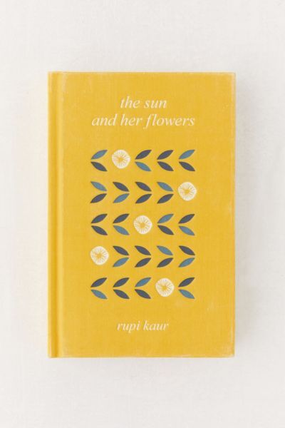 The Sun and Her Flowers Gift Edition By Rupi Kaur | Urban Outfitters Minimalist Book Cover Design, Adobe Indesign Tutorials, Poetry Book Cover, The Sun And Her Flowers, Sun And Her Flowers, Minimalist Book Cover, Graphic Design Magazine, Indesign Tutorials, Cover Design Inspiration