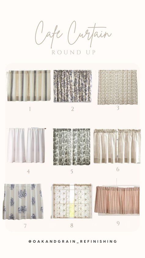 Office Oasis, Traditional Window Treatments, Cafe Curtains Kitchen, Cafe Rod, Modern Family Rooms, White Cafe, Cafe Curtain, Grandma's Kitchen, Modern Cafe